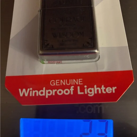 Zippo wind proof lighter, Serenity Prayer, brand new - Picture 3 of 3